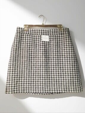 Women's Houndstooth Skirt - SZ12